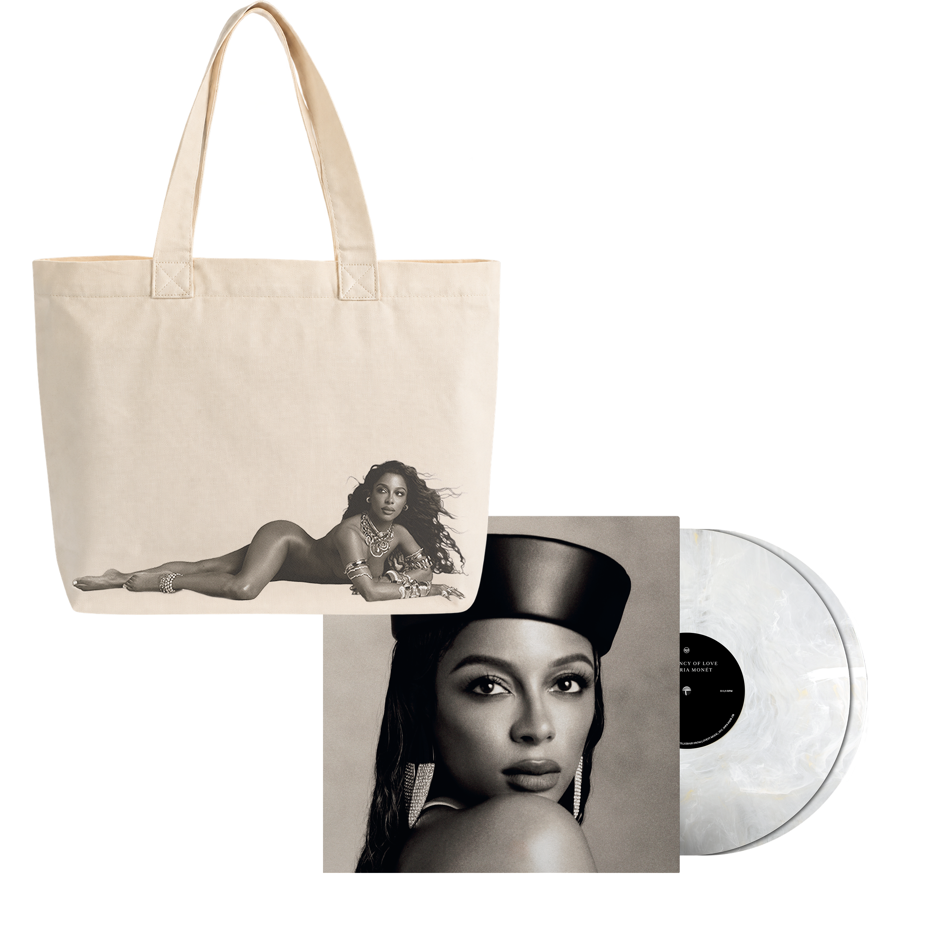 FREQUENCY OF LOVE TOTE BAG + VINYL PACK